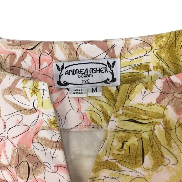 Andrea Fisher Designs NYC Dress Vintage Made USA Size M Old Hollywood Retro - Picture 9 of 10